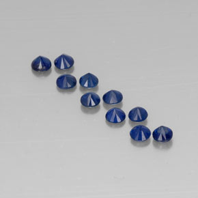 Achetez naturel ct bleue saphir gems, coupe roude, en provenance madagascar chez gemselect. en stock, livraison internationale!