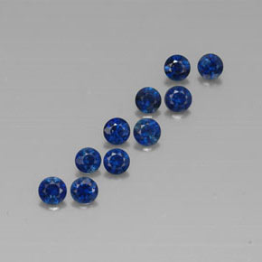 Achetez naturel ct bleue saphir gems, coupe roude, en provenance madagascar chez gemselect. en stock, livraison internationale!