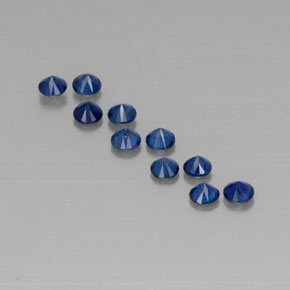 Achetez naturel ct bleue saphir gems, coupe roude, en provenance madagascar chez gemselect. en stock, livraison internationale!