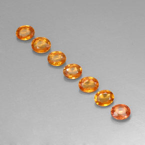 Achetez naturel 1,46ct orange saphir gems, coupe ovale, en provenance tanzanie chez gemselect. en stock, livraison internationale!