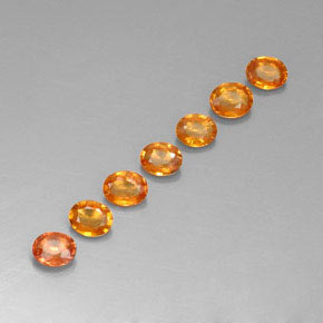 Achetez naturel 1,46ct orange saphir gems, coupe ovale, en provenance tanzanie chez gemselect. en stock, livraison internationale!