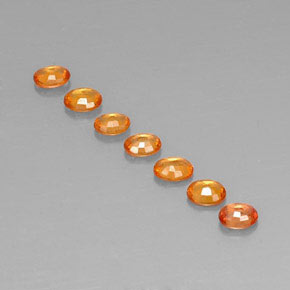 Achetez naturel 1,46ct orange saphir gems, coupe ovale, en provenance tanzanie chez gemselect. en stock, livraison internationale!