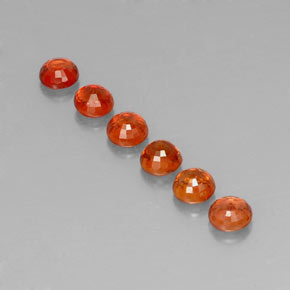 Achetez naturel ct orange saphir gems, coupe roude, en provenance tanzanie (songea) chez gemselect. en stock, livraison internationale!