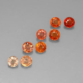 Achetez naturel ct multicolore saphir gems, coupe roude, en provenance tanzanie (songea) chez gemselect. en stock, livraison internationale!