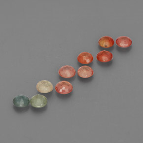 Achetez naturel ct multicolore saphir gems, coupe roude, en provenance tanzanie (songea) chez gemselect. en stock, livraison internationale!