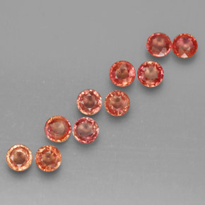 Achetez naturel ct multicolore saphir gems, coupe roude, en provenance tanzanie (songea) chez gemselect. en stock, livraison internationale!