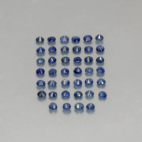 Achetez naturel ct bleue saphir gems, coupe roude, en provenance madagascar chez gemselect. en stock, livraison internationale!