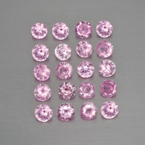 Achetez naturel ct rose saphir gems, coupe roude, en provenance madagascar chez gemselect. en stock, livraison internationale!