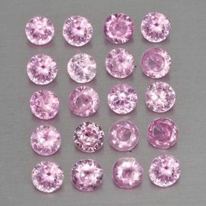 Achetez naturel ct rose saphir gems, coupe roude, en provenance madagascar chez gemselect. en stock, livraison internationale!