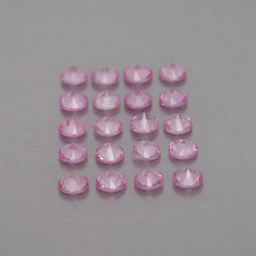 Achetez naturel ct rose saphir gems, coupe roude, en provenance madagascar chez gemselect. en stock, livraison internationale!