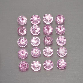 Achetez naturel ct rose saphir gems, coupe roude, en provenance madagascar chez gemselect. en stock, livraison internationale!