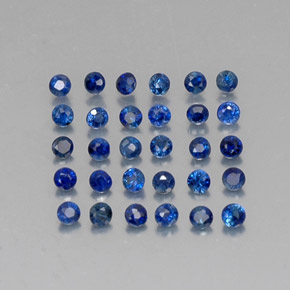 Achetez naturel ct bleue saphir gems, coupe roude, en provenance madagascar chez gemselect. en stock, livraison internationale!