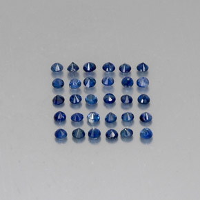 Achetez naturel ct bleue saphir gems, coupe roude, en provenance madagascar chez gemselect. en stock, livraison internationale!