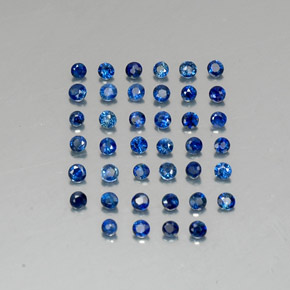 Achetez naturel ct bleue saphir gems, coupe roude, en provenance madagascar chez gemselect. en stock, livraison internationale!