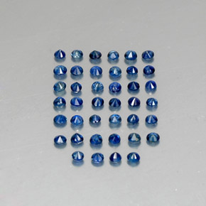 Achetez naturel ct bleue saphir gems, coupe roude, en provenance madagascar chez gemselect. en stock, livraison internationale!