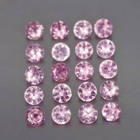 Achetez naturel ct rose saphir gems, coupe roude, en provenance madagascar chez gemselect. en stock, livraison internationale!