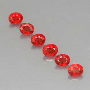 Achetez naturel ct orange saphir gems, coupe ovale, en provenance tanzanie chez gemselect. en stock, livraison internationale!