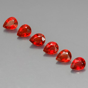 Achetez naturel 1,69ct orange saphir gems, en forme de poire, en provenance tanzanie chez gemselect. en stock, livraison internationale!