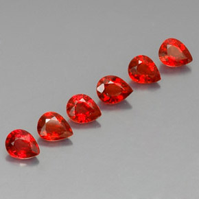 Achetez naturel 1,69ct orange saphir gems, en forme de poire, en provenance tanzanie chez gemselect. en stock, livraison internationale!