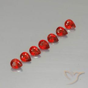 Achetez naturel 1,97ct orange saphir gems, en forme de poire, en provenance tanzanie chez gemselect. en stock, livraison internationale!