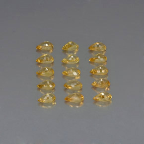 Achetez naturel ct jaune saphir gems, en forme de poire, en provenance tanzanie (songea) chez gemselect. en stock, livraison internationale!