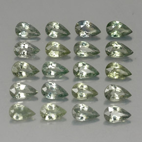 Achetez naturel ct vert saphir gems, en forme de poire, en provenance tanzanie (songea) chez gemselect. en stock, livraison internationale!