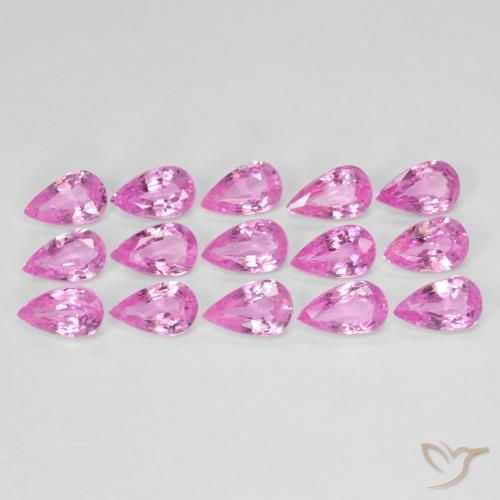 Shop natural 4.10ct Rose pourpre royal Saphir gems, En forme de poire, from Madagascar at GemSelect. In stock, global shipping!