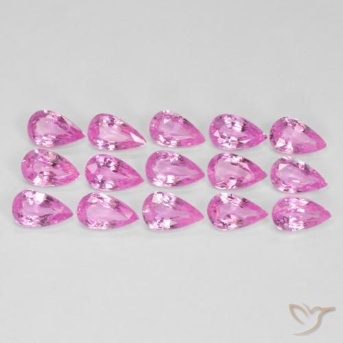 Shop natural 4.10ct Rose pourpre royal Saphir gems, En forme de poire, from Madagascar at GemSelect. In stock, global shipping!