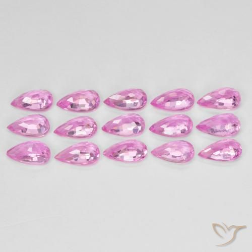 Shop natural 4.10ct Rose pourpre royal Saphir gems, En forme de poire, from Madagascar at GemSelect. In stock, global shipping!