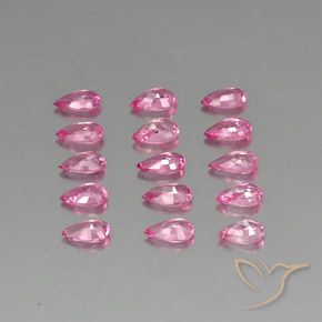 Shop natural 3.62ct Rose moyen Saphir gems, En forme de poire, from Madagascar at GemSelect. In stock, global shipping!