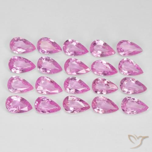 Shop natural 4.48ct Rose pourpre royal léger Saphir gems, En forme de poire, from Madagascar at GemSelect. In stock, global shipping!