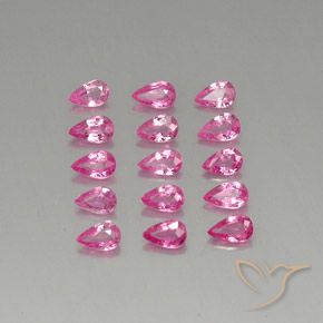 Achetez naturel 3,58ct rose saphir gems, en forme de poire, en provenance madagascar chez gemselect. en stock, livraison internationale!