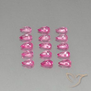 Achetez naturel 3,58ct rose saphir gems, en forme de poire, en provenance madagascar chez gemselect. en stock, livraison internationale!
