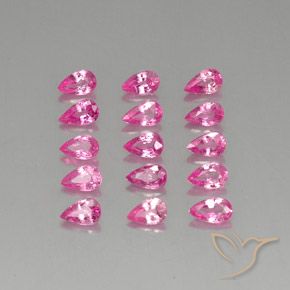 Shop natural 4.01ct Rose vif Saphir gems, En forme de poire, from Madagascar at GemSelect. In stock, global shipping!