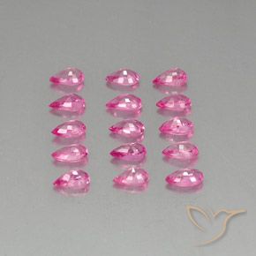 Shop natural 4.01ct Rose vif Saphir gems, En forme de poire, from Madagascar at GemSelect. In stock, global shipping!