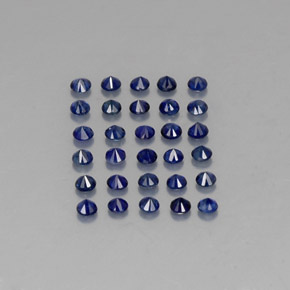 Achetez naturel ct bleue saphir gems, coupe roude, en provenance madagascar / mine diego chez gemselect. en stock, livraison internationale!