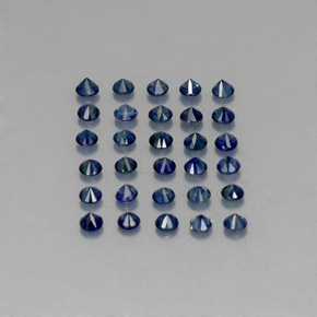 Achetez naturel ct bleue saphir gems, coupe roude, en provenance madagascar / mine diego chez gemselect. en stock, livraison internationale!