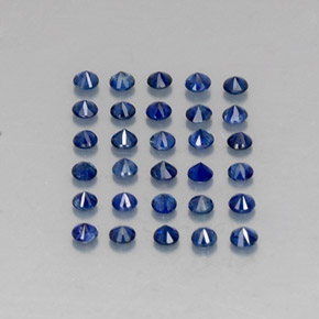 Achetez naturel ct bleue saphir gems, coupe roude, en provenance madagascar / mine diego chez gemselect. en stock, livraison internationale!