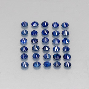 Achetez naturel ct bleue saphir gems, coupe roude, en provenance madagascar / mine diego chez gemselect. en stock, livraison internationale!