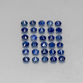 Achetez naturel ct bleue saphir gems, coupe roude, en provenance madagascar / mine diego chez gemselect. en stock, livraison internationale!