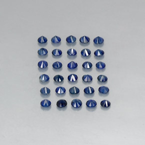 Achetez naturel ct bleue saphir gems, coupe roude, en provenance madagascar / mine diego chez gemselect. en stock, livraison internationale!