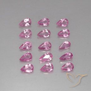Achetez naturel 3,99ct rose saphir gems, en forme de poire, en provenance madagascar chez gemselect. en stock, livraison internationale!