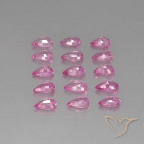 Achetez naturel 3,99ct rose saphir gems, en forme de poire, en provenance madagascar chez gemselect. en stock, livraison internationale!