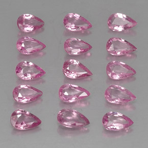 Achetez naturel 3,61ct rose saphir gems, en forme de poire, en provenance madagascar chez gemselect. en stock, livraison internationale!