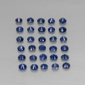 Achetez naturel ct bleue saphir gems, coupe roude, en provenance madagascar / mine diego chez gemselect. en stock, livraison internationale!