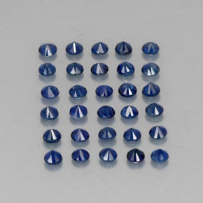 Achetez naturel ct bleue saphir gems, coupe roude, en provenance madagascar / mine diego chez gemselect. en stock, livraison internationale!