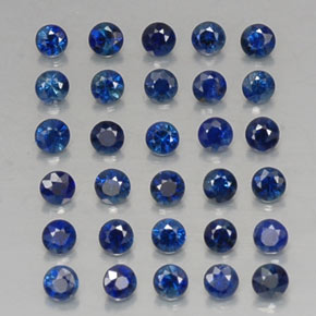 Achetez naturel ct bleue saphir gems, coupe roude, en provenance madagascar / mine diego chez gemselect. en stock, livraison internationale!