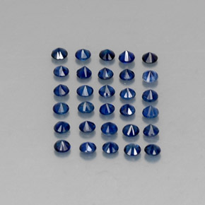 Achetez naturel ct bleue saphir gems, coupe roude, en provenance madagascar / mine diego chez gemselect. en stock, livraison internationale!