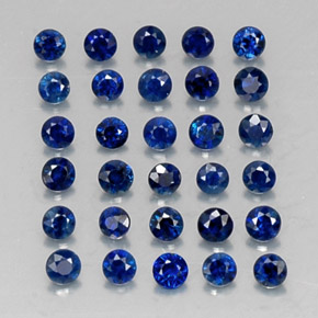 Achetez naturel ct bleue saphir gems, coupe roude, en provenance madagascar / mine diego chez gemselect. en stock, livraison internationale!