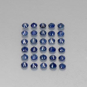 Achetez naturel ct bleue saphir gems, coupe roude, en provenance madagascar / mine diego chez gemselect. en stock, livraison internationale!